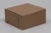 6X6X3 1PC BAKE BOX KRAFT - NO WINDOW