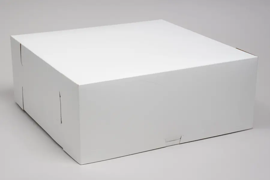 13X9X3.25 1PC BAKE BOX WHITE - NO WINDOW