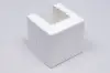 4X4X4 WHITE CUPCAKE BOX W/WIND 1 CUP