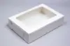 10X7X2-1/2 WHITE CUPCAKE BOX W/WIND 6 CUP