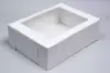 12X9X4 WHITE CUPCAKE BOX W/WIND 6 CUP