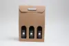 10-5/8 X 3-1/2 X 15 WIND BOTTLE BOX SMOOTH KRAFT 3 BOT