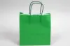 8-3/4 X 3-1/2 X 9 TINTED KELLY GREEN SHOP BAG