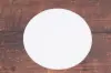 4" WHITE ROUND PULPBOARD 35PT - LIGHT WEIGHT