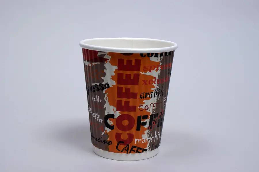 8OZ HOT GROOVE PAPER CUP COFFEE PRINT