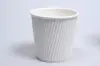 4OZ HOT GROOVE PAPER CUP WHITE