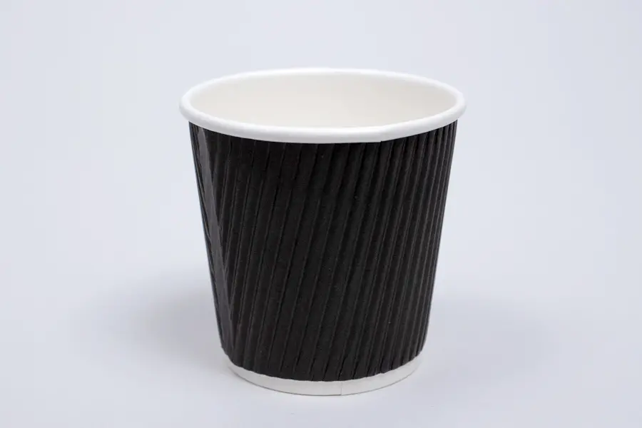 4OZ HOT GROOVE PAPER CUP BLACK