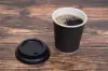 8OZ HOT GROOVE PAPER CUP BLACK