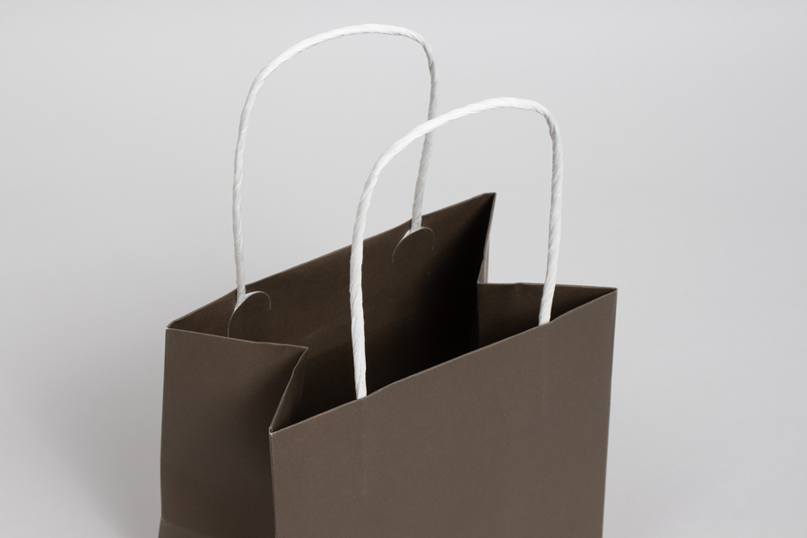 16 x 7 x 19 COCO BROWN MIDTOWN TURN TOP PAPER SHOPPING BAG