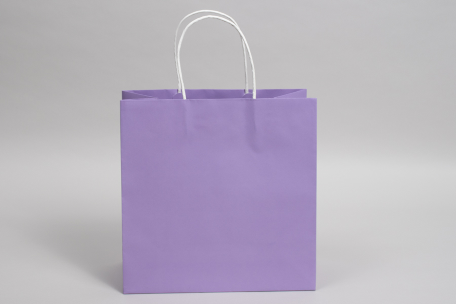 10 x 5 x 10 LAVENDER MIDTOWN TURN TOP PAPER SHOPPING BAG