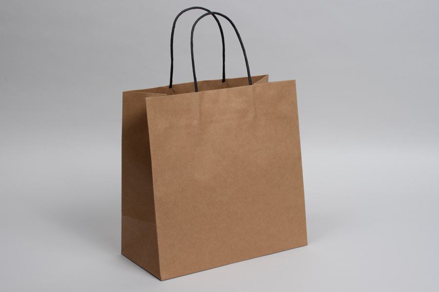 10 x 5 x 10 NATURAL KRAFT MIDTOWN TURN TOP PAPER SHOPPING BAG