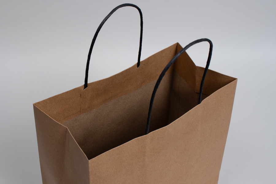 6 x 4 x 6 NATURAL KRAFT MIDTOWN TURN TOP PAPER SHOPPING BAG