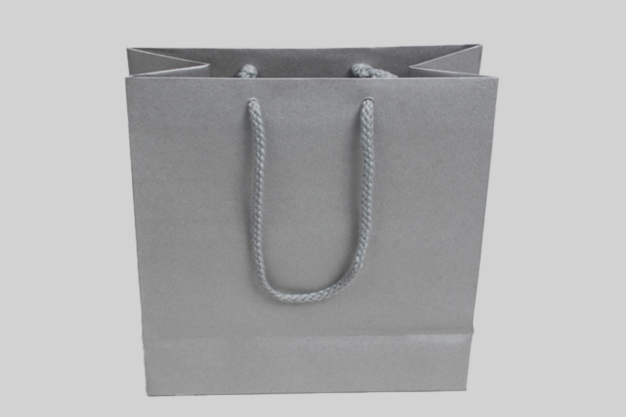 6-1/2 x 3-1/2 x 6-1/2 METALLIC SILVER ENVIRO EUROTOTE