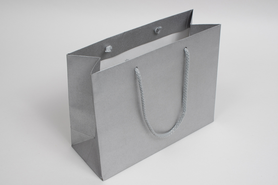 10 x 4 x 8 METALLIC SILVER ENVIRO EUROTOTE