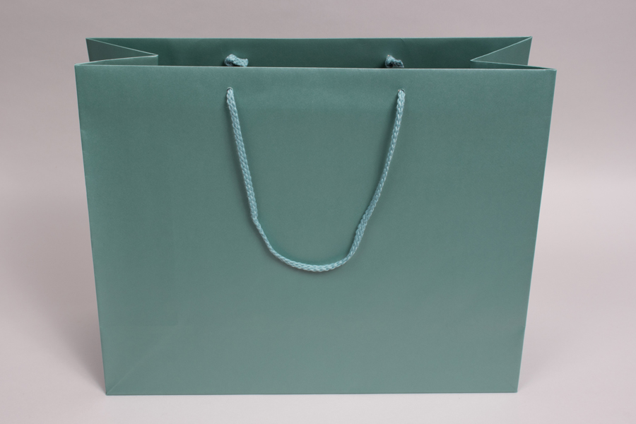 16 x 6 x 13 SHIMMER TURQUOISE ENVIRO EUROTOTE