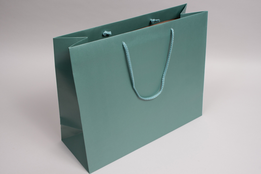 16 x 6 x 13 SHIMMER TURQUOISE ENVIRO EUROTOTE