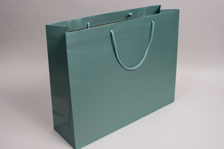 20 x 6 x 16 SHIMMER TURQUOISE ENVIRO EUROTOTE