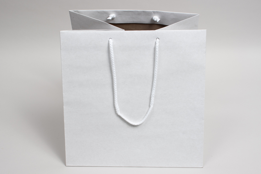 12 x 12 x 12 WHITE KRAFT ENVIRO EUROTOTE TAKEOUT BAG