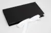 7-1/4 X 4-1/4 X 5/8 MATTE BLACK PLATFORM RIBBON GIFT CARD BOX