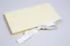 7-1/4 X 4-1/4 X 5/8 MATTE CREAM PLATFORM RIBBON GIFT CARD BOX