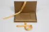 7-1/4 X 4-1/4 X 5/8 MATTE GOLD PLATFORM RIBBON GIFT CARD BOX