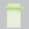 6X10 ORGANZA BAG-MINT GREEN