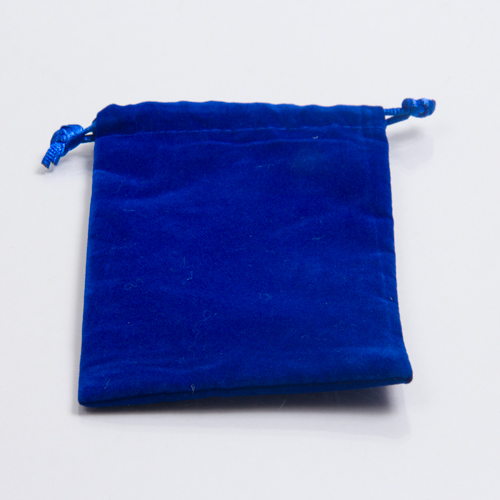 3X4 VELVET POUCH ROYAL BLUE