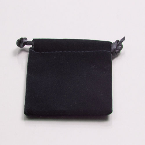 4X5.5 VELVET POUCH BLACK