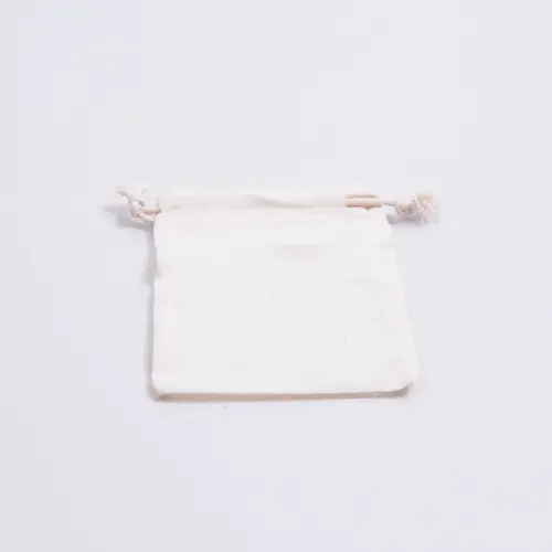 3X4 COTTON POUCH OFF WHITE