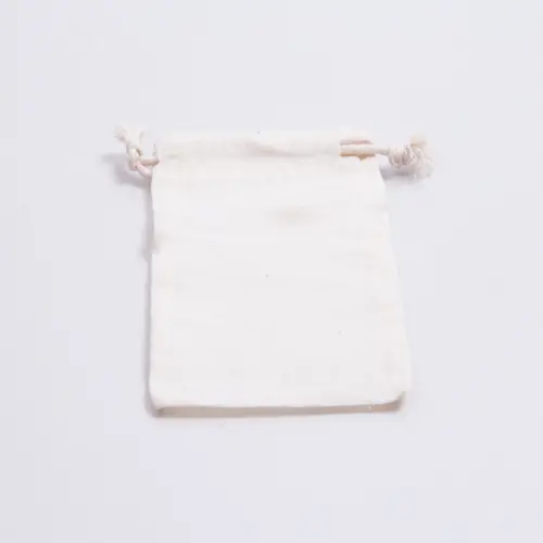 4X6 COTTON POUCH OFF WHITE