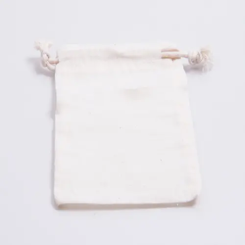 6X8 COTTON POUCH OFF WHITE