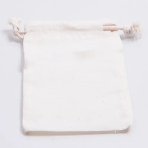 12X16 COTTON POUCH OFF WHITE