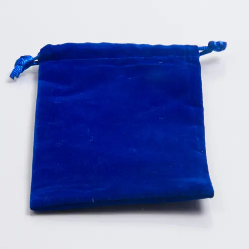 5X7 VELVET POUCH ROYAL BLUE