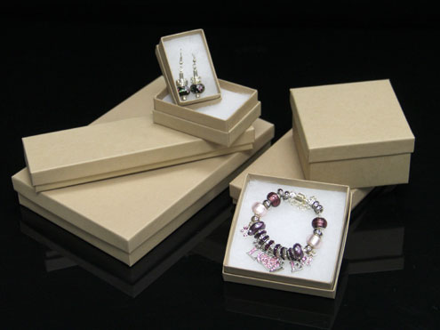 Custom 100% Recycled Jewelry Box - 3.5 x 3.5 x 1 - Case of 500