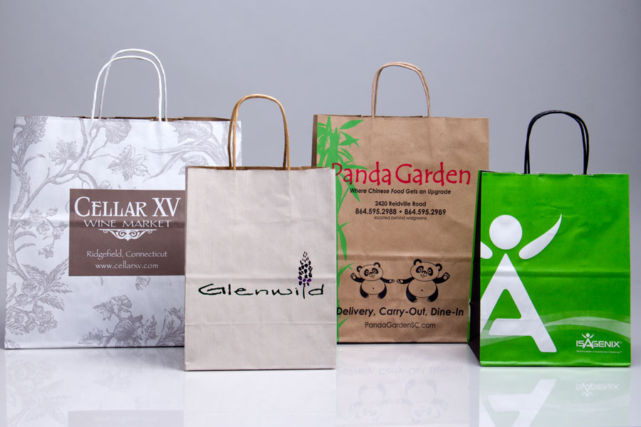 Custom Paper Bags Logo Business